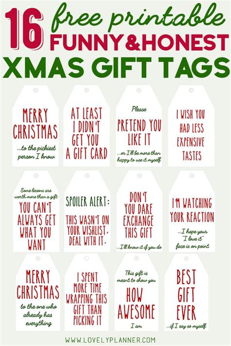 funny christmas tags|funny honest christmas tags.